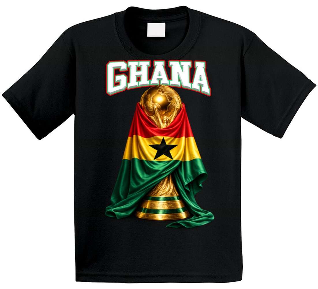Ghana World Cup Soccer Fan T Shirt gallery