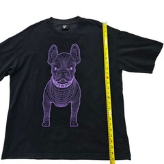 LifeWork Unisex Natural Black Dog Graphic T-Shirt Size XL