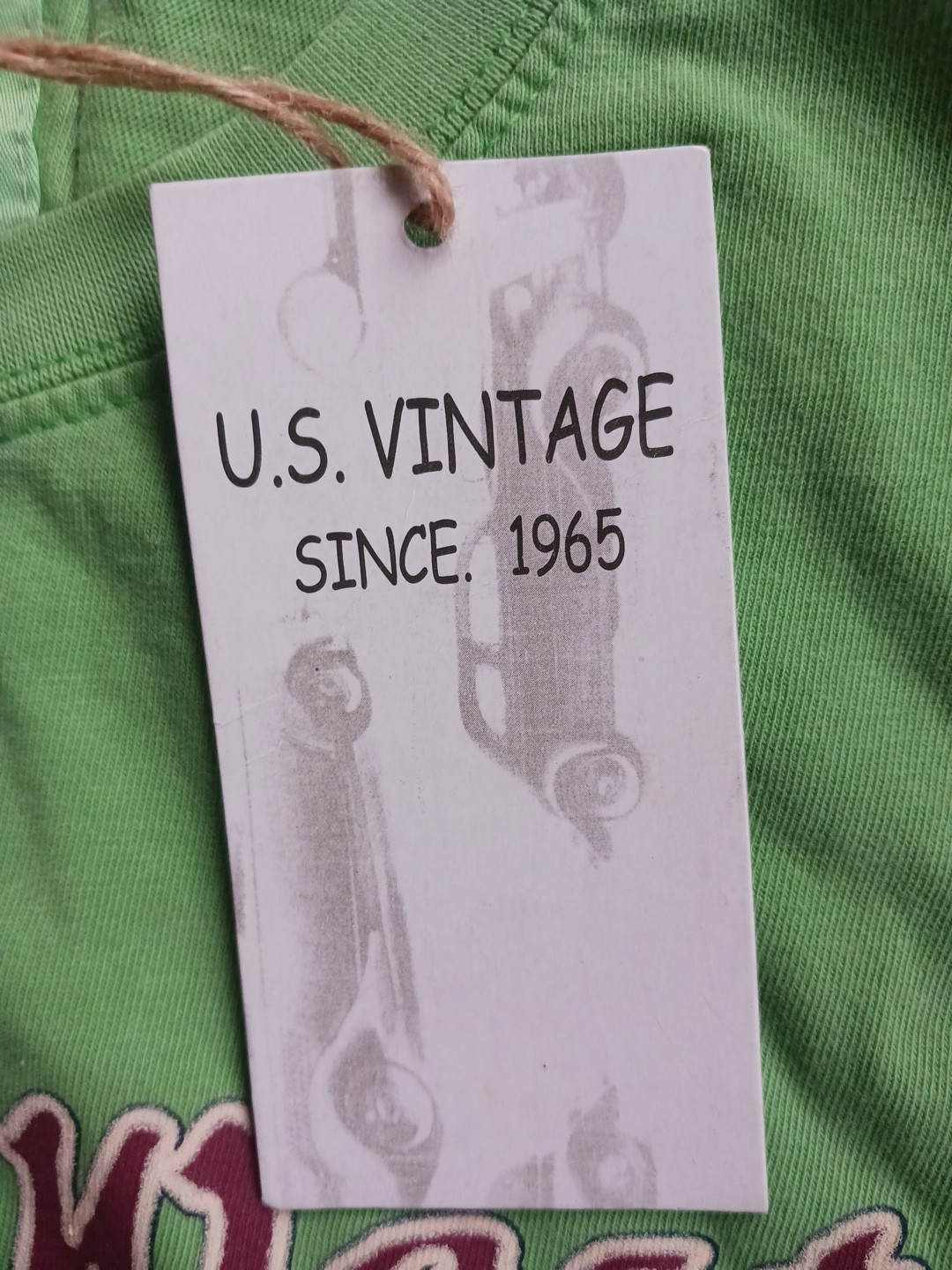 Nwt U.S. VINTAGE t-shirt Key West FL Map XL Apple Green gallery