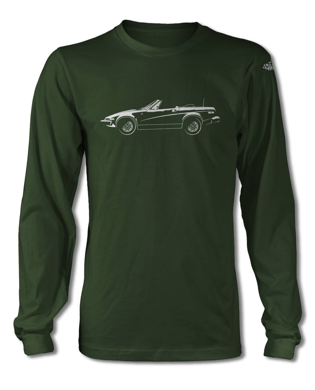 Triumph TR7 Convertible T-Shirt - Long Sleeves - Side View gallery