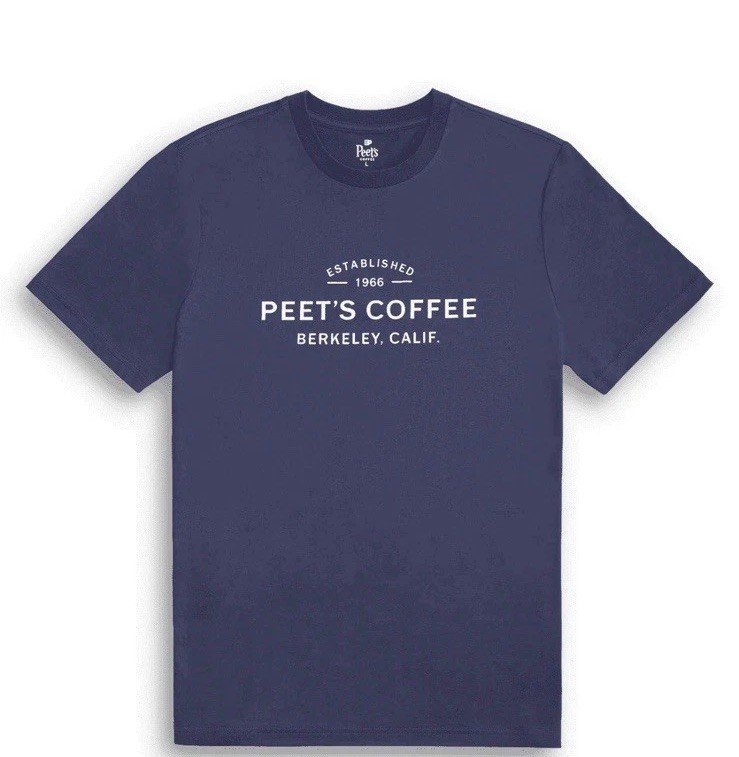 Peets Coffee T-shirt Berkeley Est 1966 XL -vintage Fit