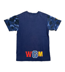 BAPE Shark MGM Blue Camo Graphic Tee Archive A Bathing Ape