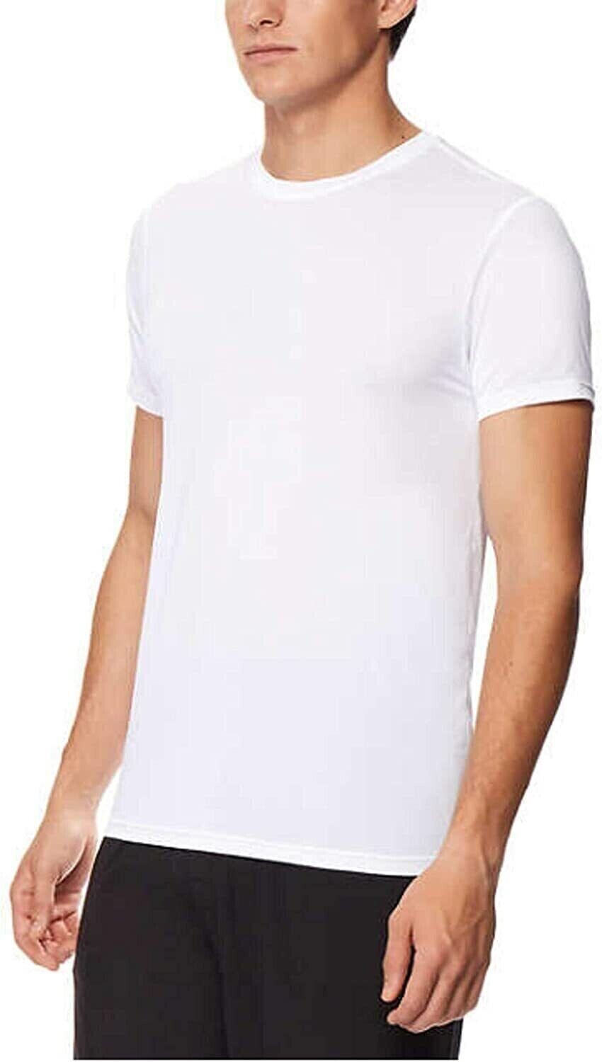 NWT 3 Pack 32 Degrees Cool Short Sleeve Crew Neck Breathable TShirt White size M