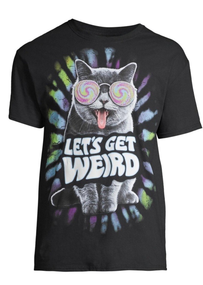 New Mens Lets Get Weird Tshirt Size S(34-36) gallery