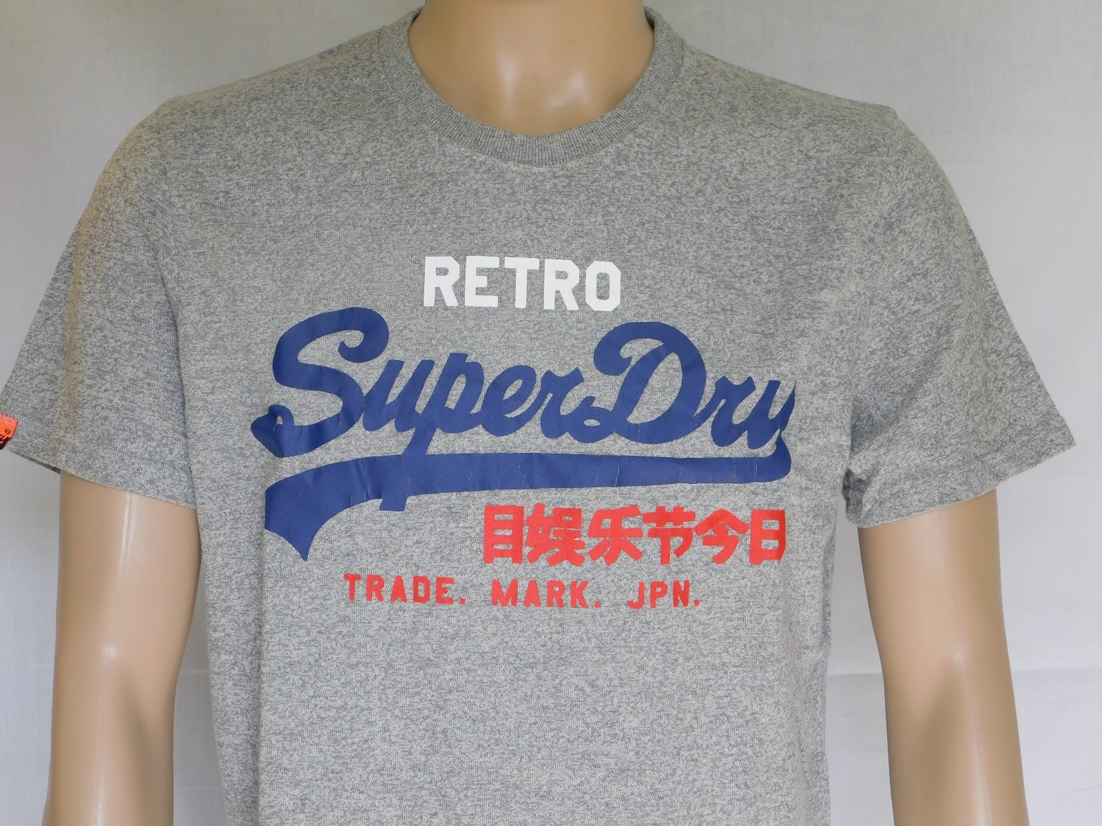 Superdry men’s retro vintage grey t-shirt