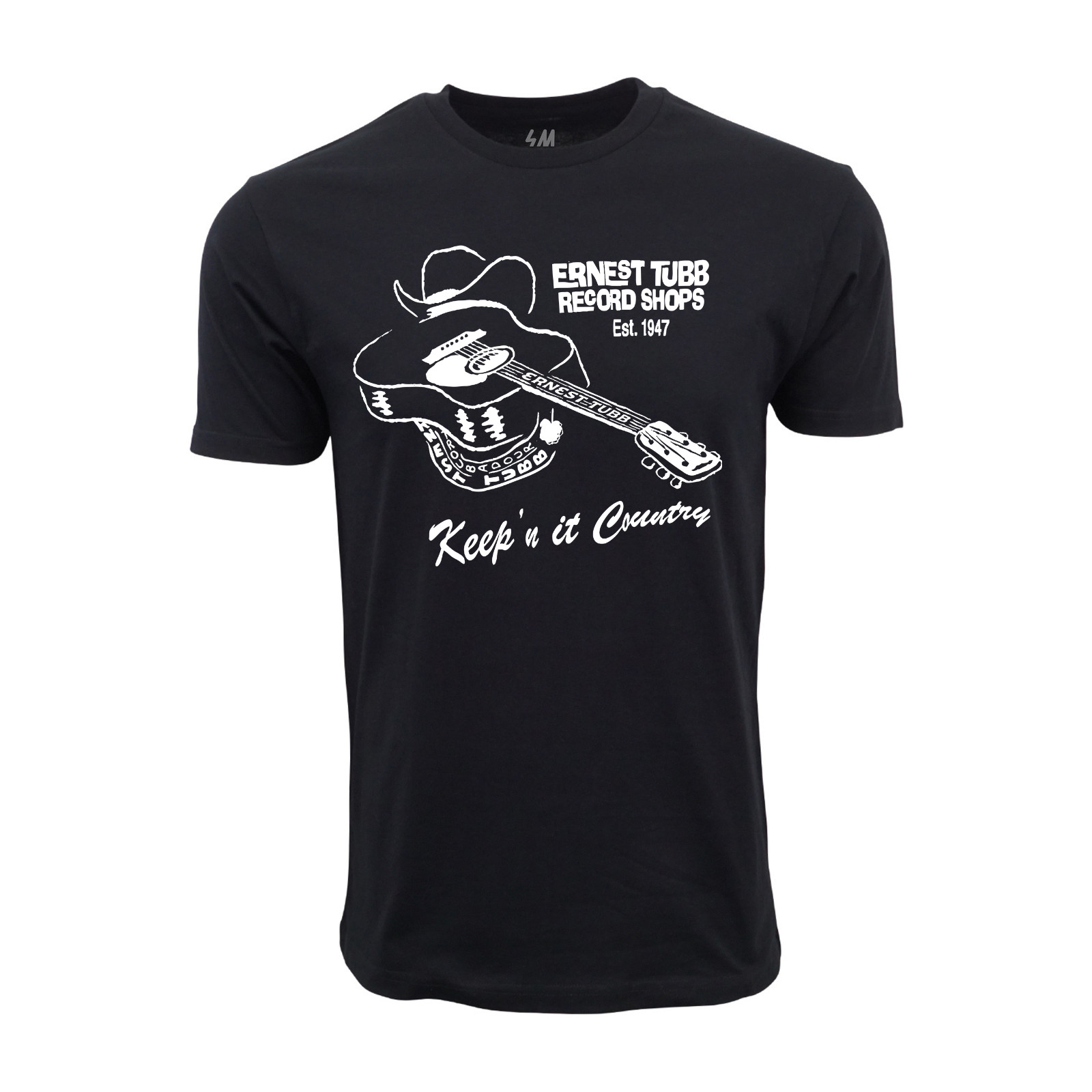 ERNEST TUBB RECORD SHOPS EST 1947 GRAPHIC T SHIRT gallery