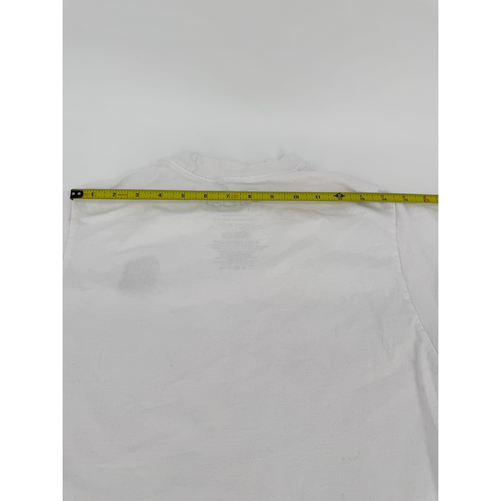 Empyre Mens White Short Sleeve Embroidered Logo Patch Cotton T-Shirt Small Skate gallery