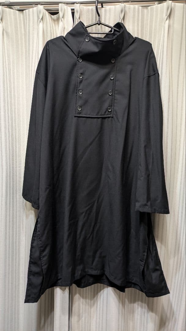 NOT CONVENTIONAL Stand Collar Pullover High Neck Shirt Black Free Size gallery