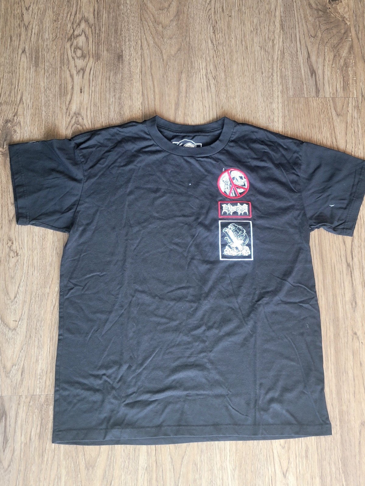 Lurking Class by Sketchy Tank Lurker Box Logo Tee Black Short Sleeve Medium gallery