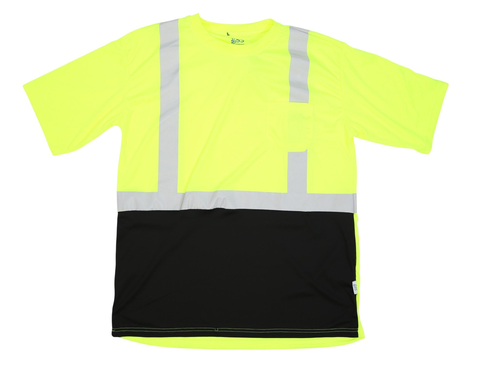 GSS Safety Shirt Mens 2XLT Tall Yellow Black Hi Vis Reflective ANSI Class 2