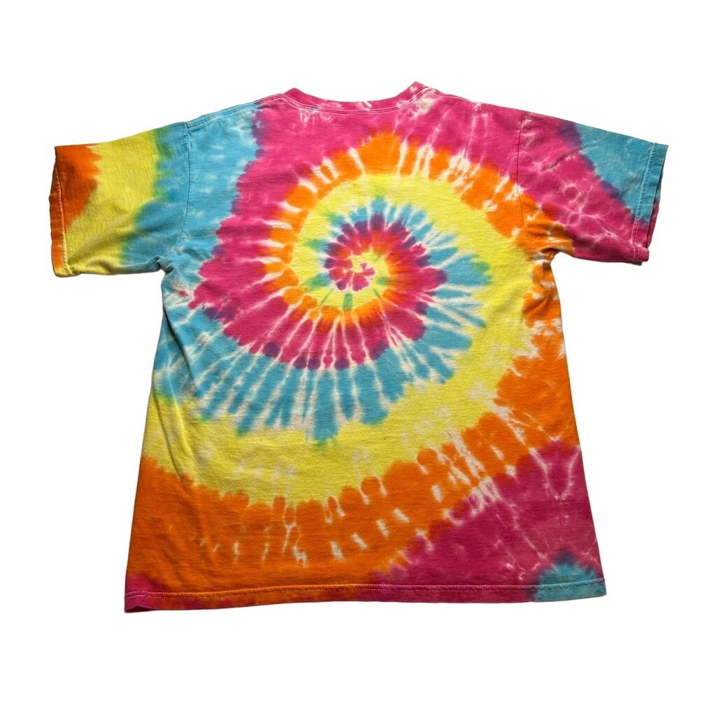 Peace Love & Frogs Rainforest Cafe Orlando Tie Dye T Shirt Adult Medium gallery