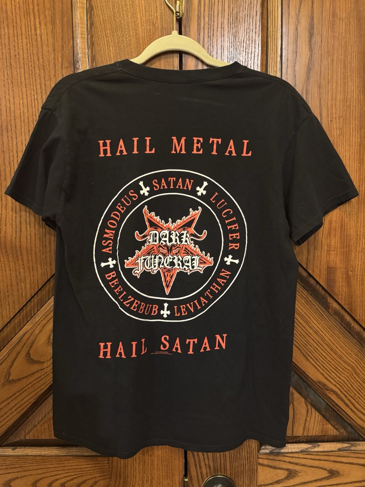 Dark Funeral Swedish Black Metal T-Shirt (double sided), SZ Unknown gallery