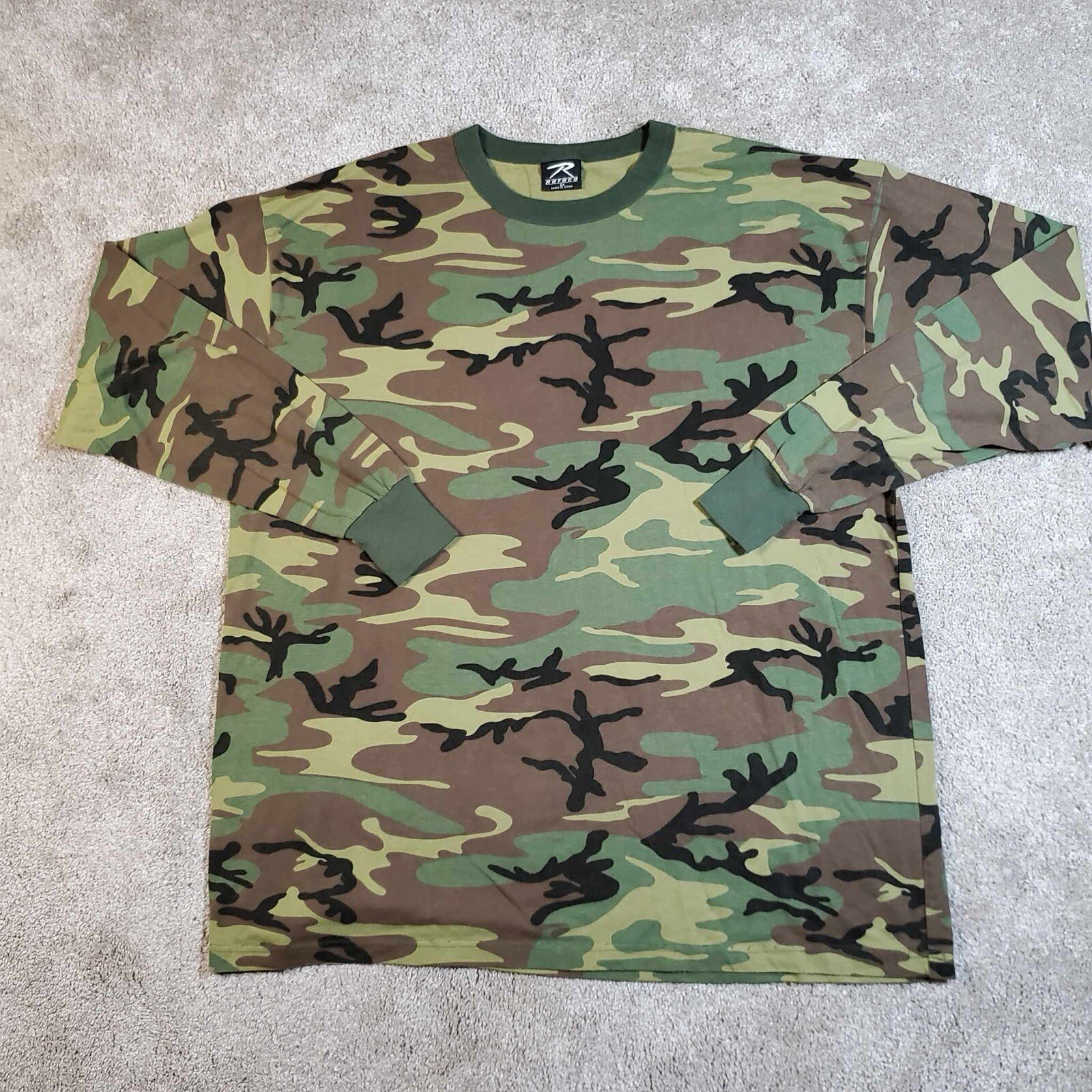 ROTHCO 4X Camouflage Long Sleeve Shirt Stretchable XXXXL gallery