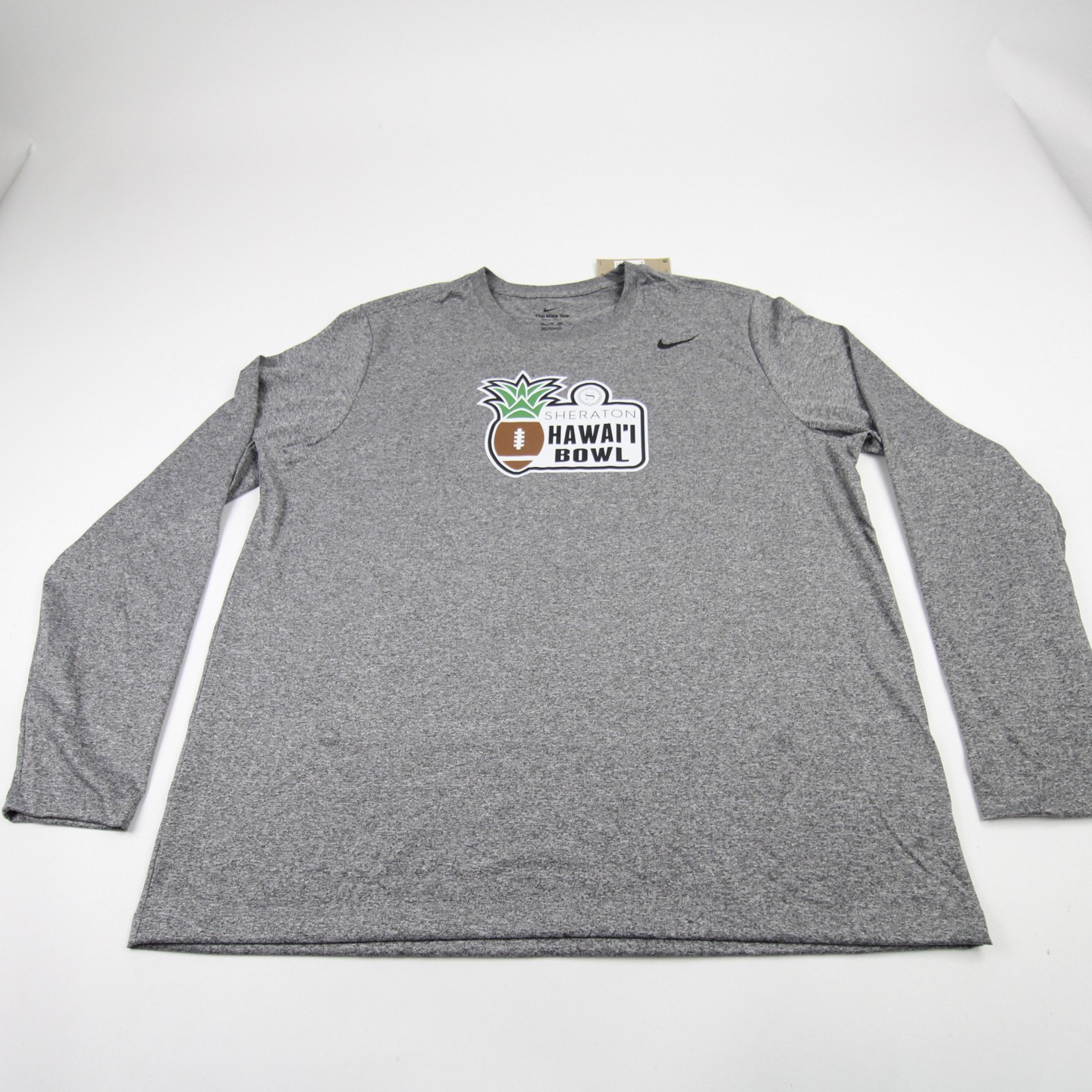 Nike Dri-Fit Long Sleeve Shirt Men's Gray New with Tags XXL gallery