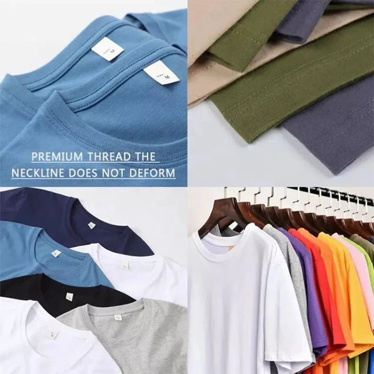 Mens 100% Cotton T Shirts High Quality, Soft/Breathable Royal Blue, Size Medium gallery