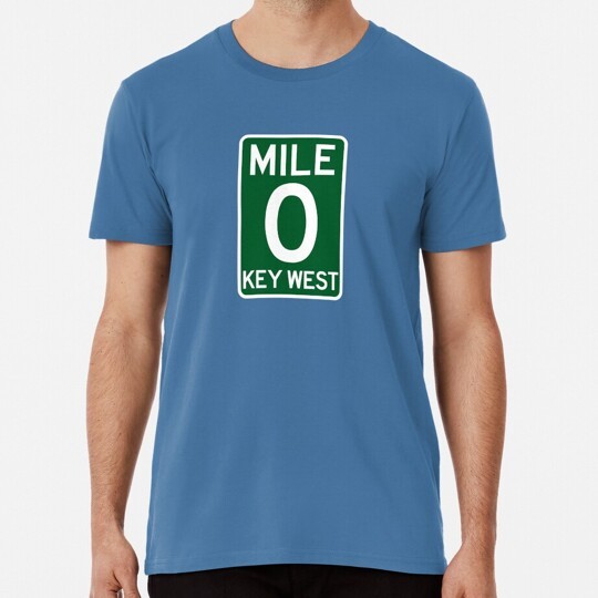 Mile 0 Key West Florida A1a Size S to 5XL Made in the USA T-Shirt