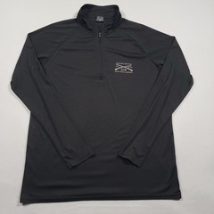 Grunt Style Men 1/4 Zip Pullover Large Black Long Sleeve Tactical Shirt