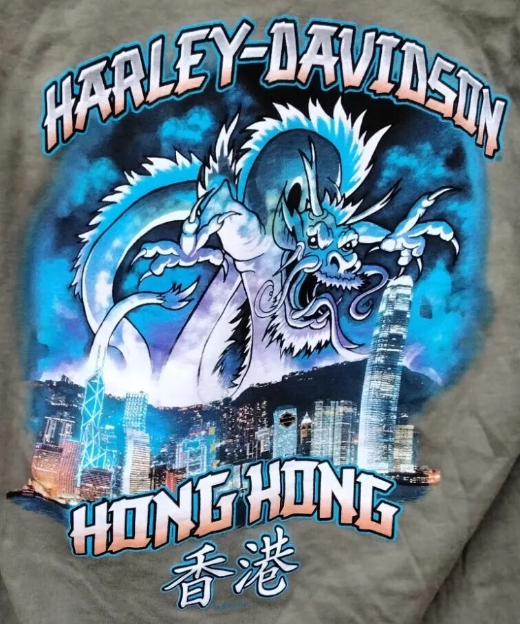 Vintage Harley Davidson Shirt Hong Kong Small? XS? gallery