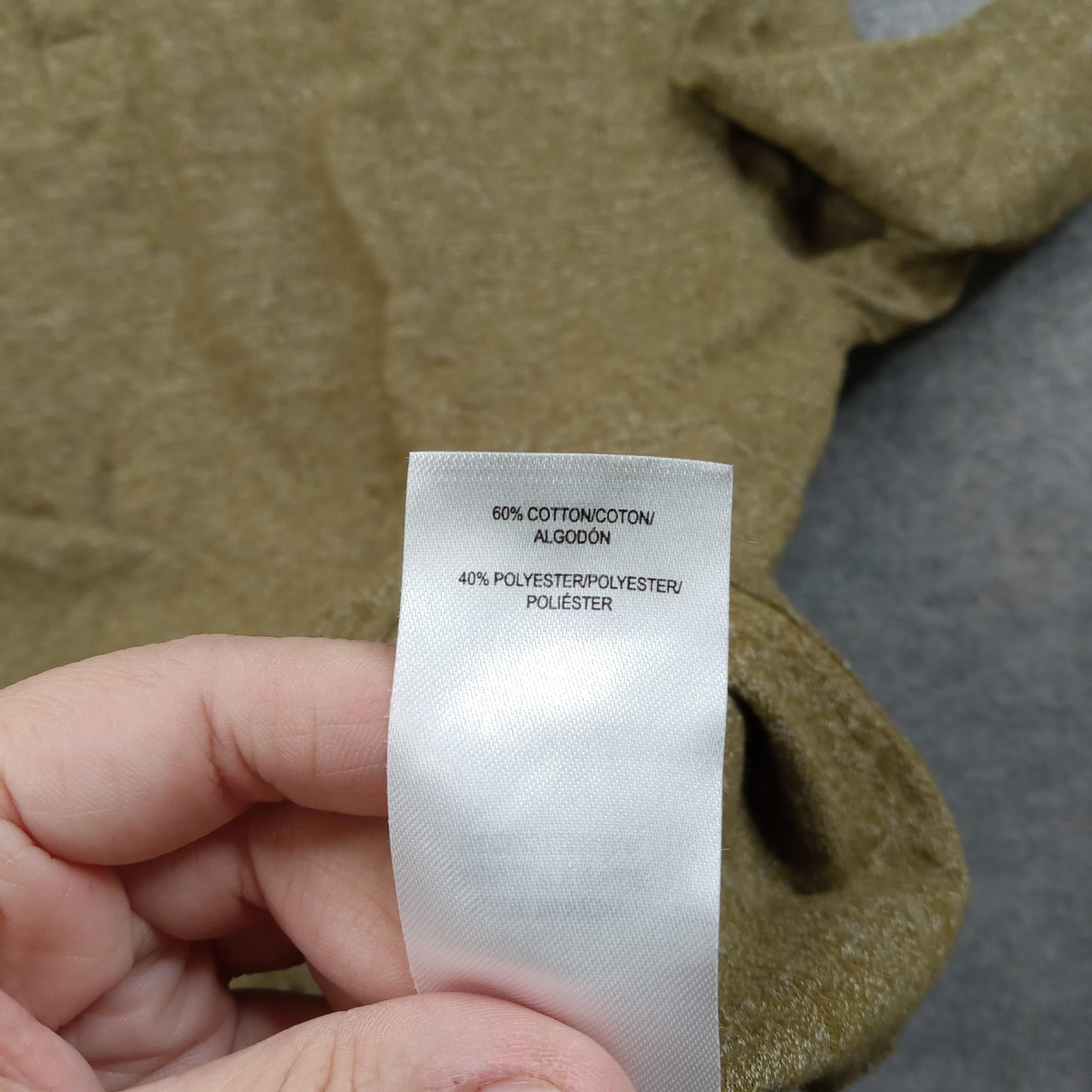 Lucky Brand Shirt Mens Large Green Long Sleeve Henley Cotton Blend Tagless gallery
