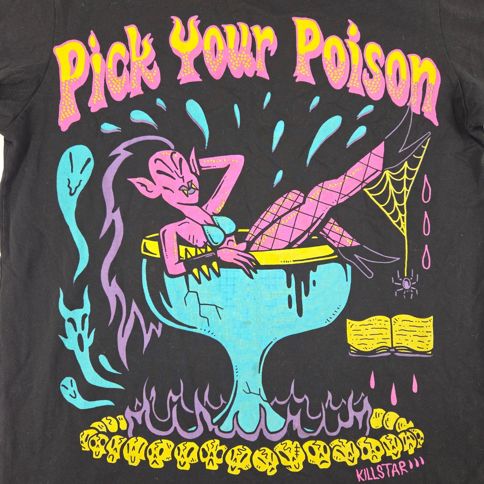 Killstar Pick Your Poison Unisex T-Shirt Sz Lg Used Good Shape gallery