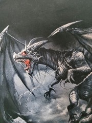 Spiral Direct ” Dragon’s Cry” Double Sided Graphic T-Shirt Size XL Black…