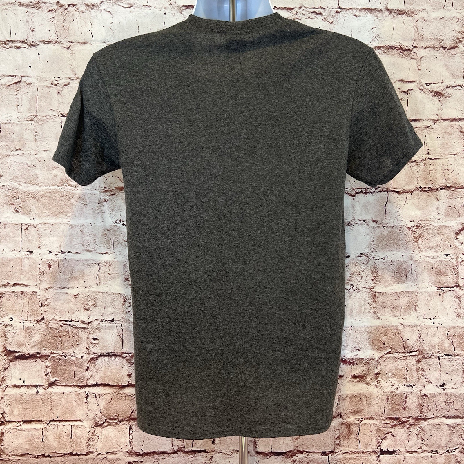 Delta Pro Weight Men’s Gray South Beach Graphic Print Short Sleeve T-Shirt Small gallery