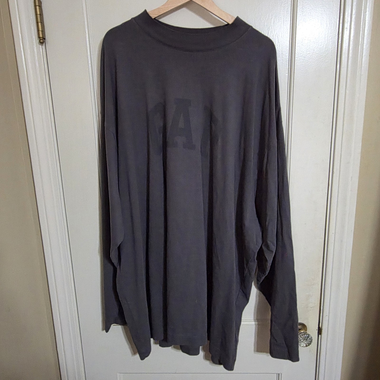 Yeezy Gap Balenciaga Heavy Jersey Dove Tee Size XXL longsleeve gallery
