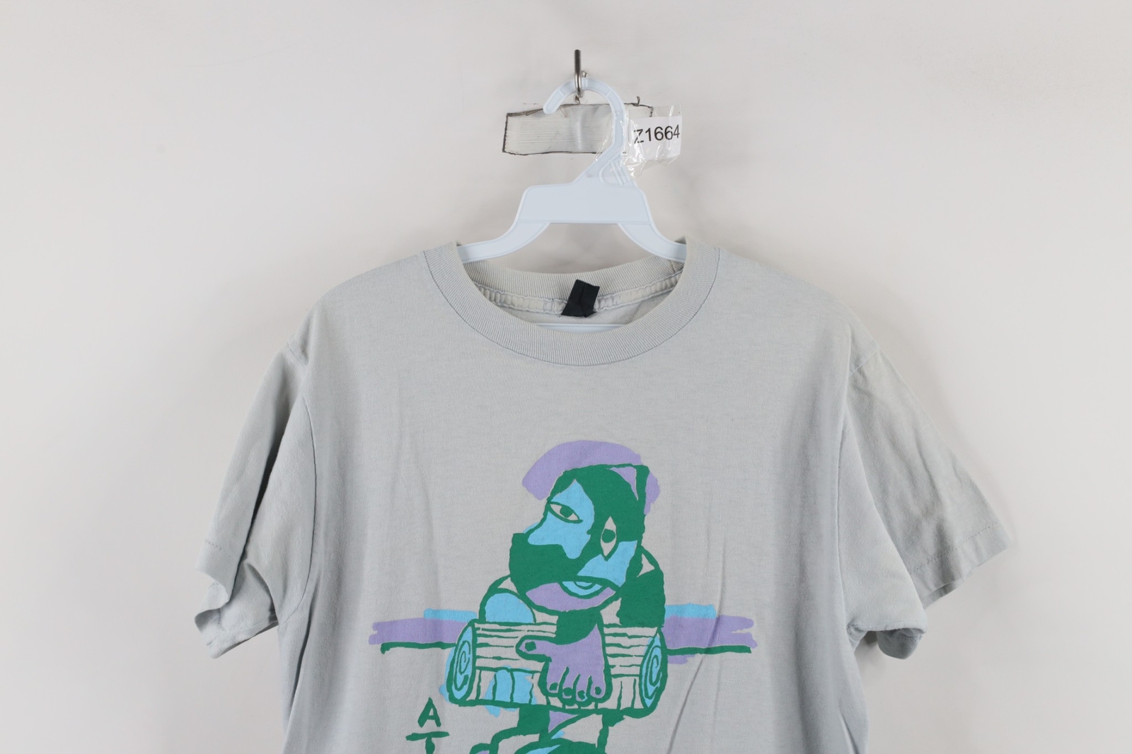 Vintage 80s 90s Streetwear Mens Small At the Beach Platypus Art T-Shirt USA gallery