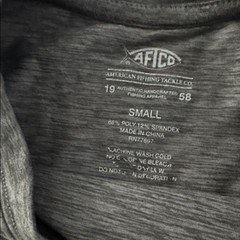 AFTCO Long Sleeve Performance Shirt – Gray – Size Small