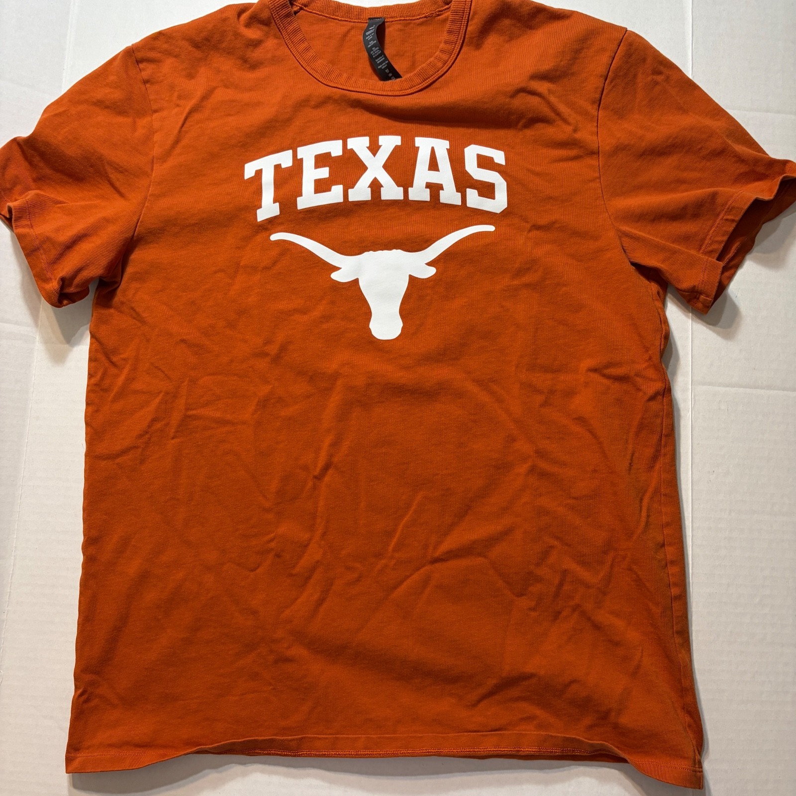 Lululemon UT Texas Longhorns Burnt Orange T-Shirt L Clean Simple 1-Side Logo gallery