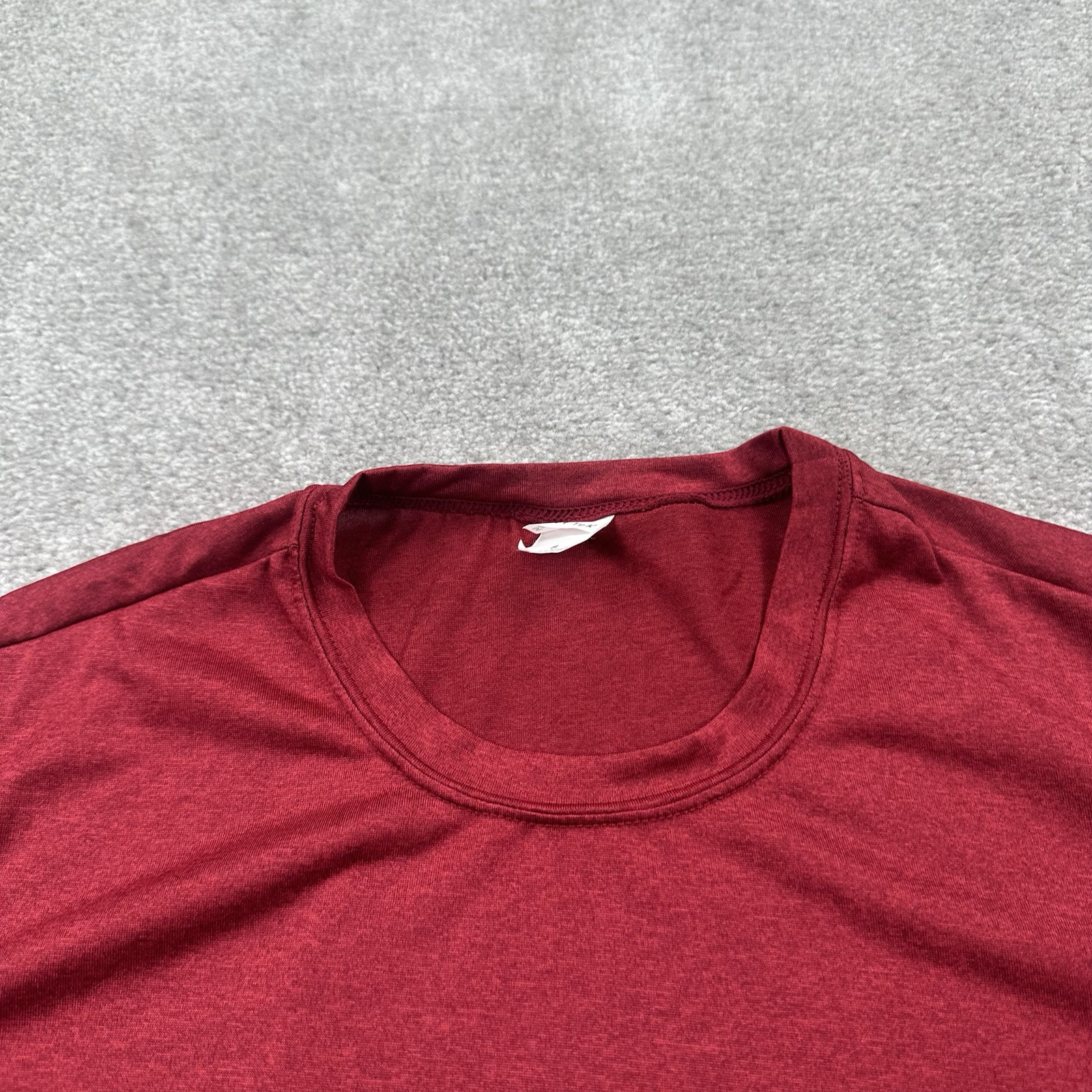 Sport-Tek Adult T Shirt Size Small Dark Red Short Sleeves Activewear gallery