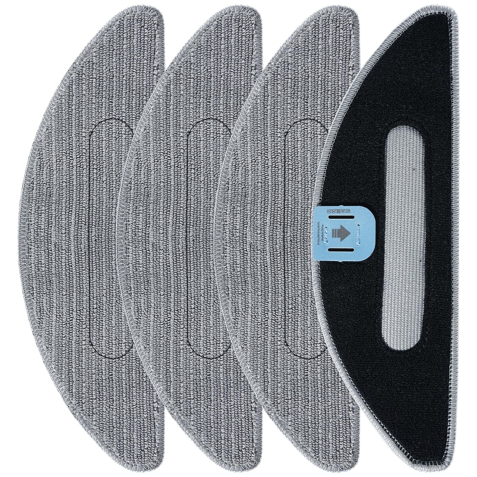 4 Pack Mop Pad with iRobot Roomba Combo i5+/ i5/ j5+/ j5 Robot Vacuum and Mop…