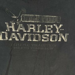 105 Years Harley Davidson 2008 Riders Birmingham AL Mens Black T Shirt Size XL