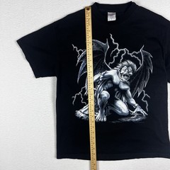 Vintage 90’s American Thunder Gargoyle Lightning Men’s Large Shirt Grunge Y2K