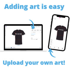 12 pack Personalized Custom Printed T-shirt, FULL Color. (Online Design Studio)