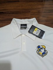 U.S. SPACE FORCE 45TH SPACE WING NIKE GOLF DRI FIT POLO SHIRT MENS SMALL