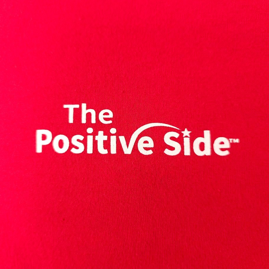 The Positive Side T Shirt Mens Size Medium Red Help Others gallery