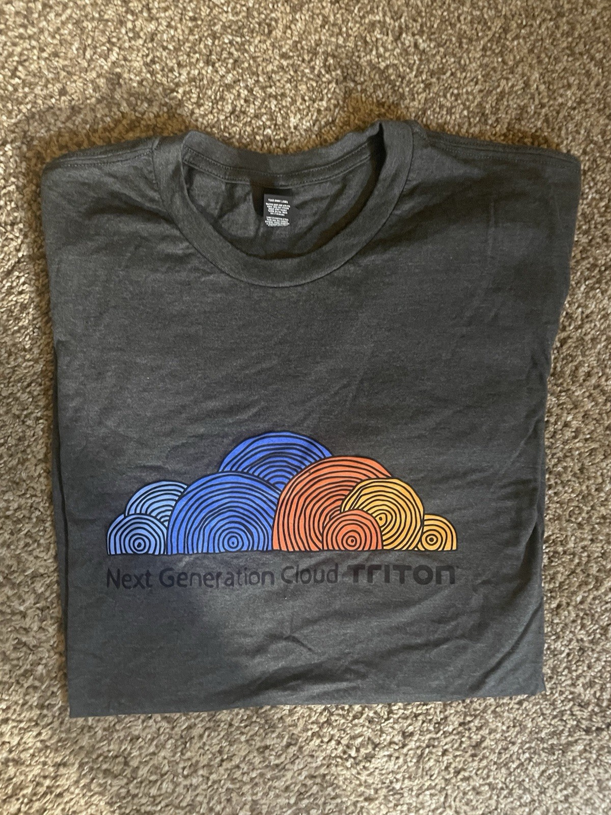 T-Shirt - Gray - Adult XL - Says: Next Generation Cloud Triton - New! gallery