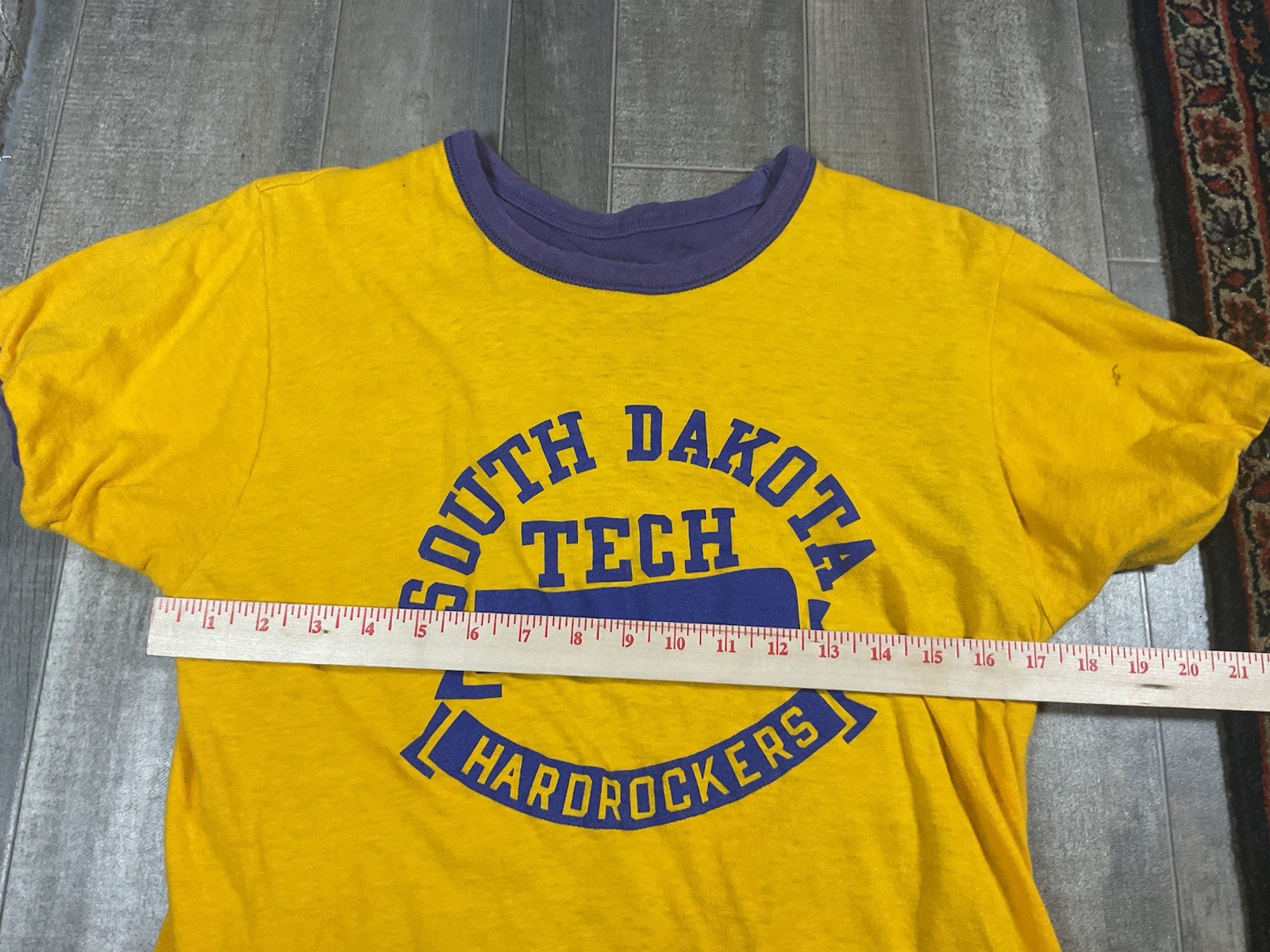 VTG Champion 70s 80s South Dakota Tech Hard Rockers Reversible T Shirt Athletics gallery