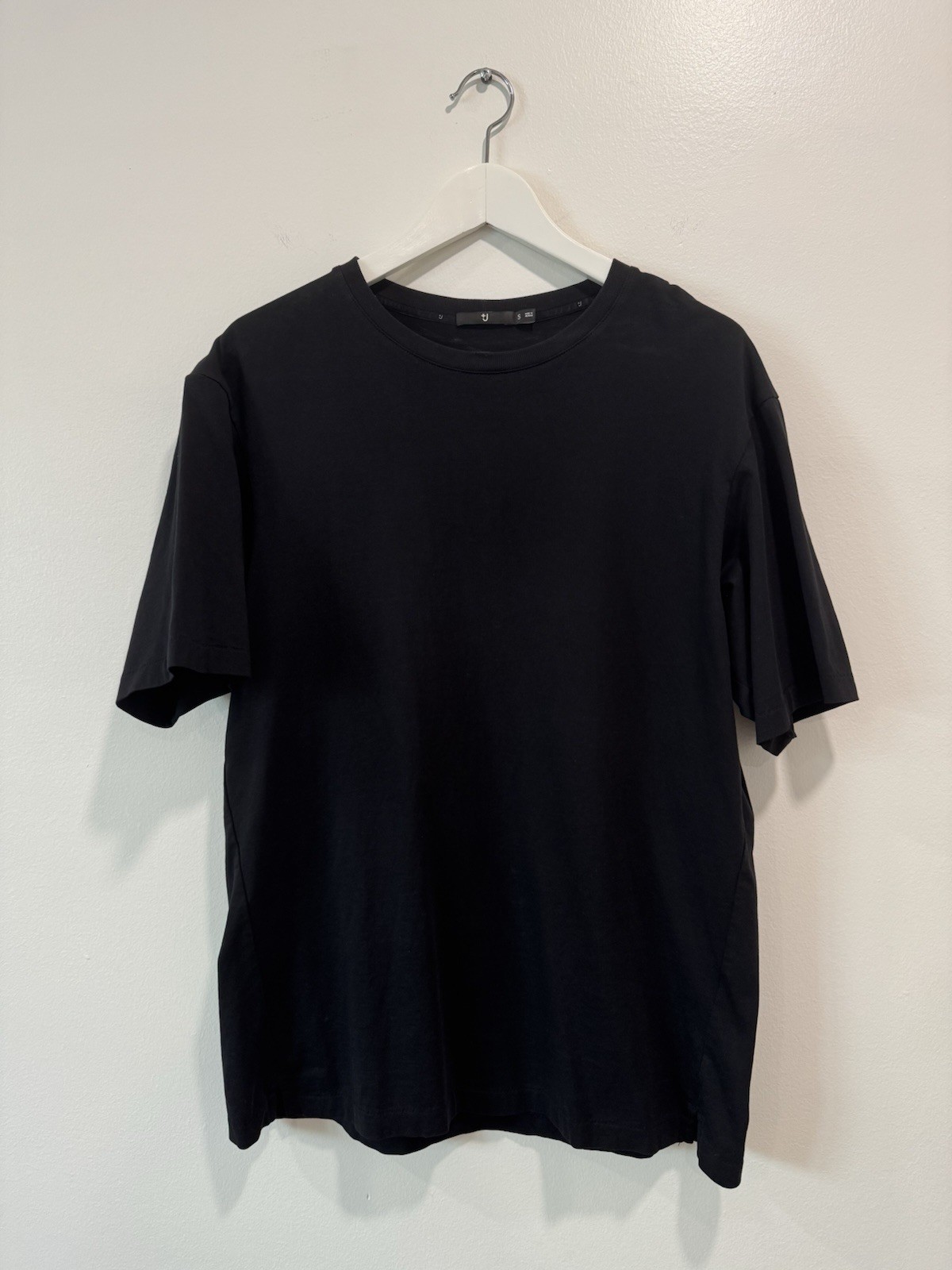 Uniqlo x Jil Sander +J Supima® Cotton Relaxed Fit T-Shirt Black Size Small