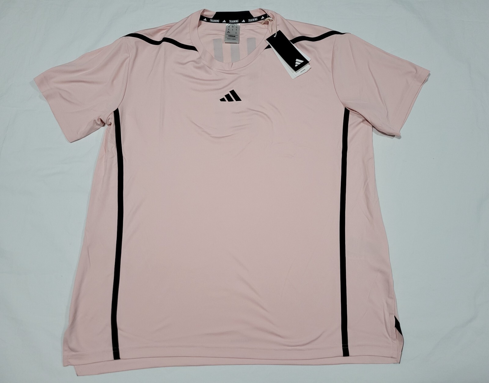 Adidas Men’s Aeroready D4T PS TEE Training T-Shirt Salmon IX9087 Size XLarge
