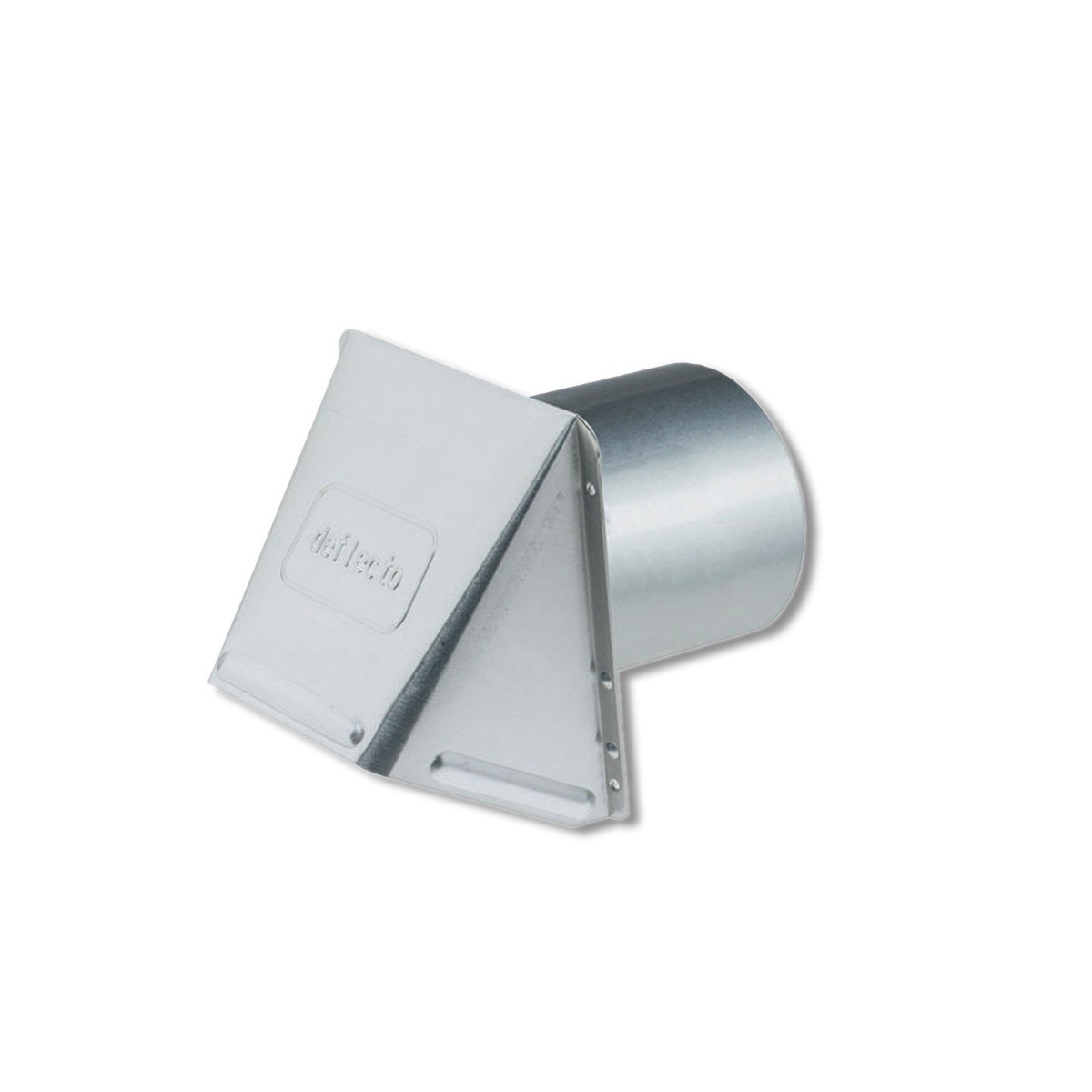 Deflect-O 6 in Aluminum Wall Cap With Damper DAHC6