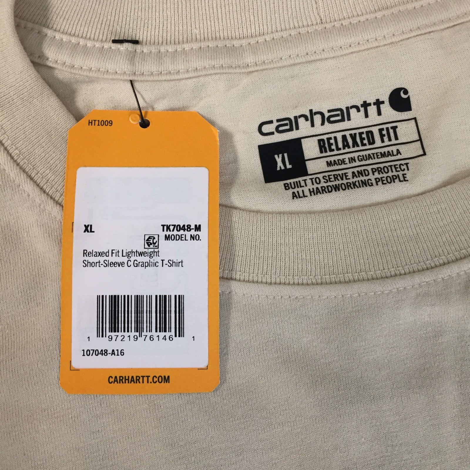 Carhartt Men's Relaxed Fit Lightweight Short-Sleeve C Back Graphic T-Shirt Tee gallery