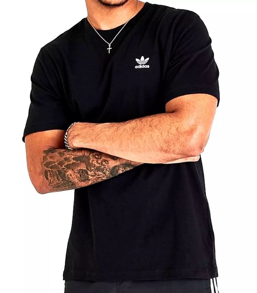 NEW MENS ADIDAS ORIGINALS ESSENTIALS TREFOIL TEE SHIRT~SIZE LARGE #IR9690 gallery