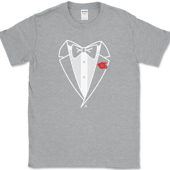TUXEDO T-Shirt Funny Costume Formal Humor Joke Gift Marriage Novelty Tee gallery