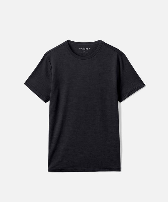 Unbound Merino Men's Merino Crew Neck T-Shirt - Various Colors