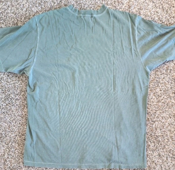 Eddie Bauer Vintage Tall XL Green Logo Graphic Crew T-Shirt gallery