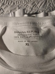 7 Banana Republic Authentic Supima Cotton Tee Men’s XL Crew Neck Short Sleeve T