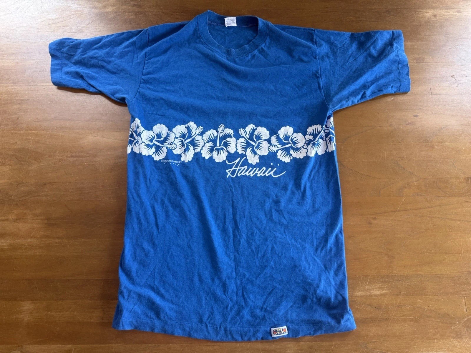 Crazy Shirts Vintage 70s 1979 Hawaii Single Stitch T-Shirt Mens Size Large gallery