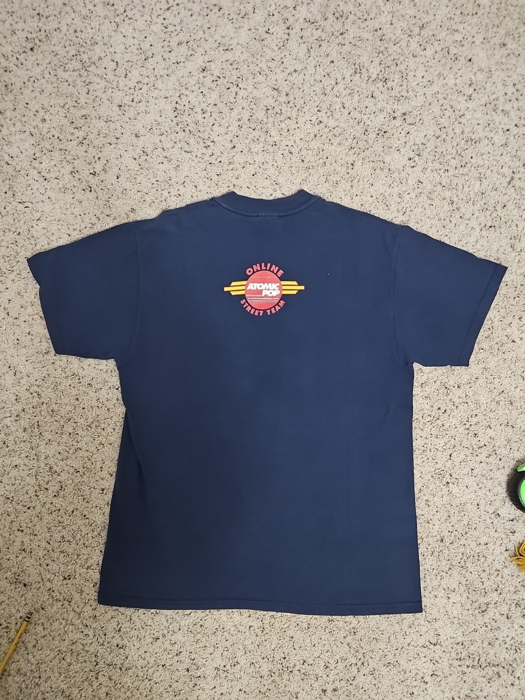 Rare Atomic Pop T-Shirt Size Large Few Rules No Limits Music Games Video Comix gallery